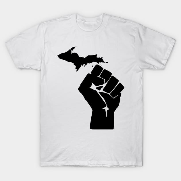 Michigan Revolution T-Shirt by XLR8EDmedia